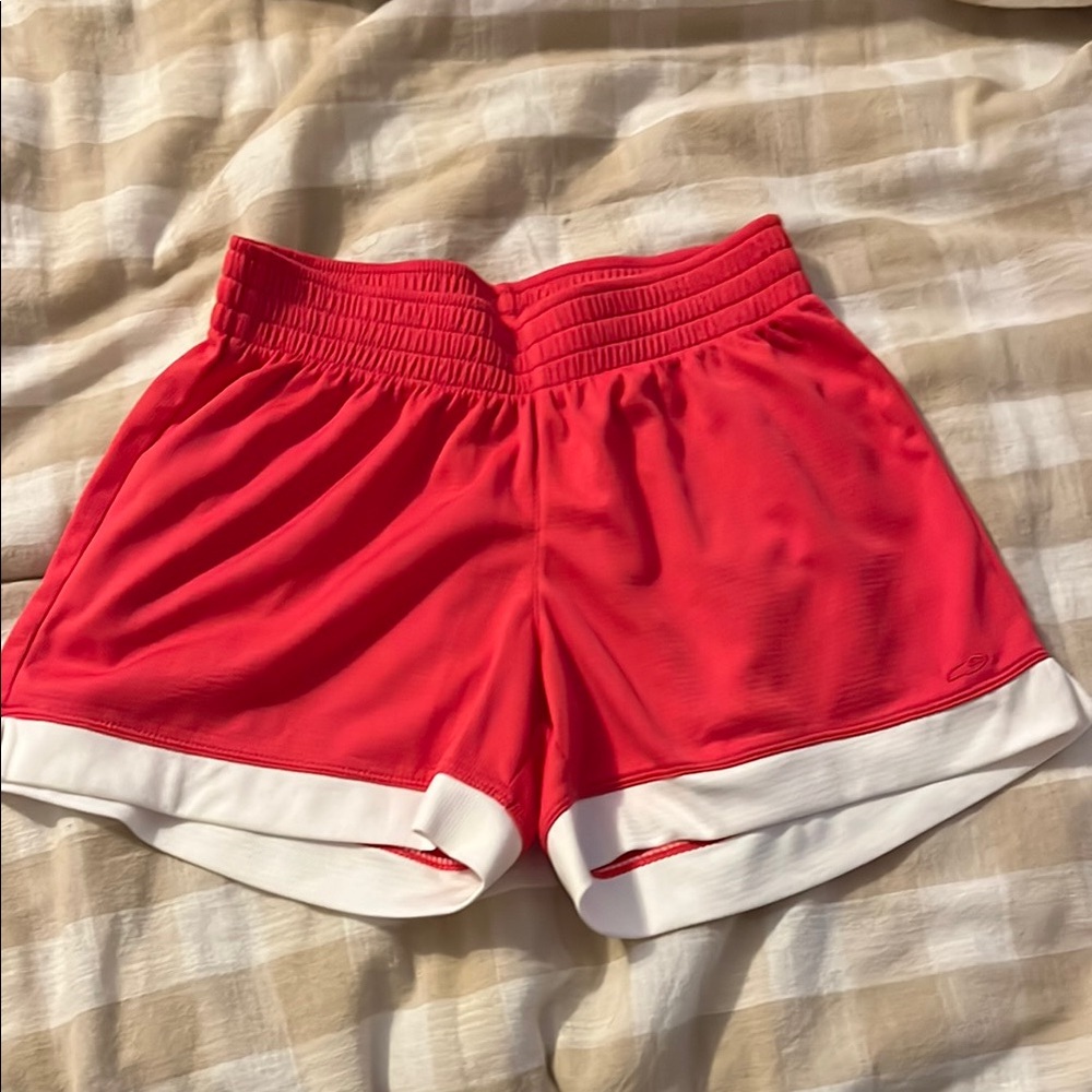 C9 by Champion Red Athletic Shorts with White Trim